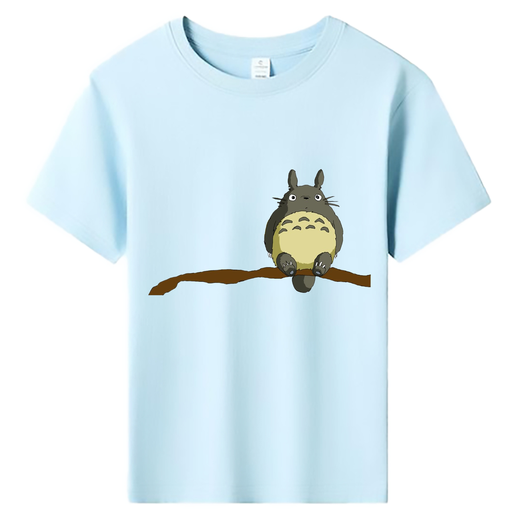 （画像用） となりのトトロ 草壁メイ 草壁サツキ My Neighbor Totoro Satsuki Kusakabe Mei Kusakabe 綿100％キッズTシャツ（フロントプリント）